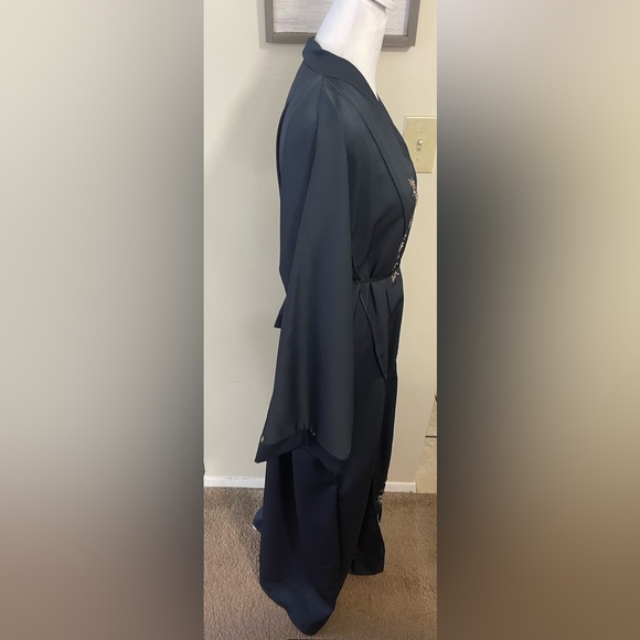 Abaya Dress Embroidered Kimono Coverup From U.A.E Size 58. New - Picture 11 of 17